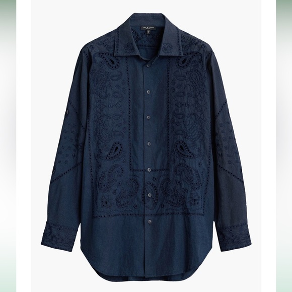 Rag & bone Vivian Embroidered Shirt - Picture 4 of 10